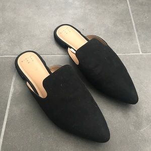 Black Mules Size 8